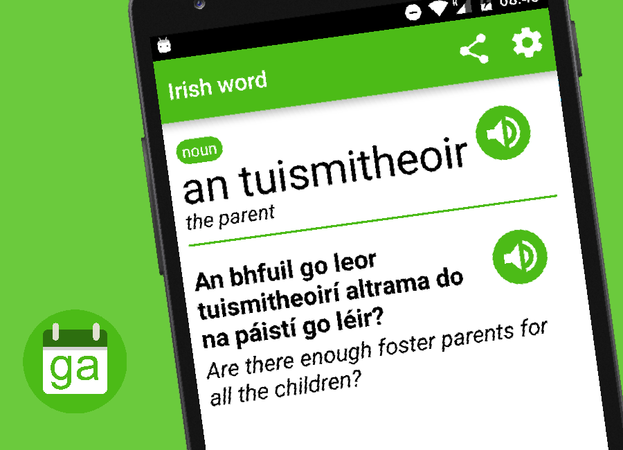 Irish word of the day
