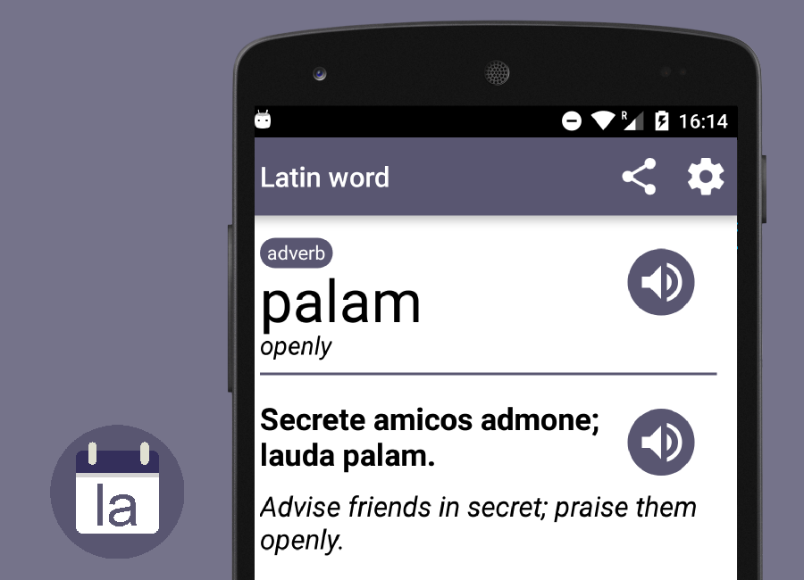 Latin word of the day